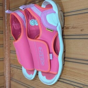 Keen Kids' Knotch River Open Toe Sandals - Girls Pink Size 13